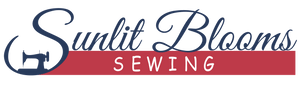 Sunlit Blooms Sewing Logo